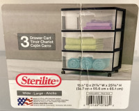 STERILITE THREE DRAWER CART - 4