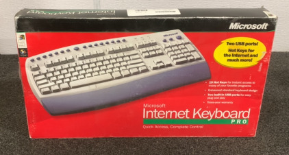 (1) MICROSOFT INTERNET KEYBOARD PRO