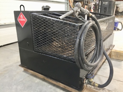 Auxiliary Fuel Transfer Tank with Fuel Nozzle