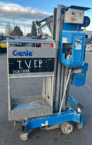 BLUE GENIE ONE MAN VERTICAL LIFT