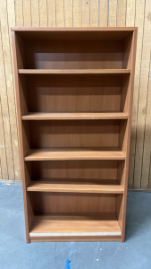 LARGE WOODEN BOOKSHELF ( 72&rdquo;x 37&rdquo;)