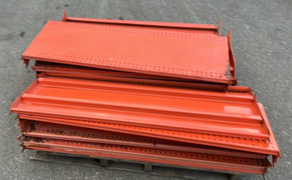 ORANGE INDUSTRIAL SHELF ASSEMBLY