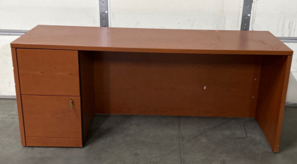2-DRAWER OFFICE DESK WITH KEYS -6&rsquo;x 2&rsquo;x 30&rdquo;