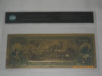 24k Gold Bank Note $100