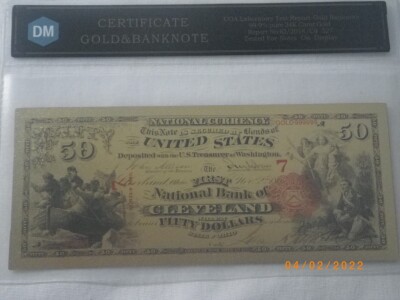24k Gold Bank Note $50