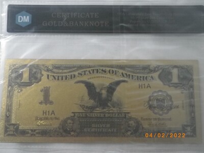 24k Gold Bank Note $1