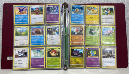 (177) Pokemon Game Cards In Binder