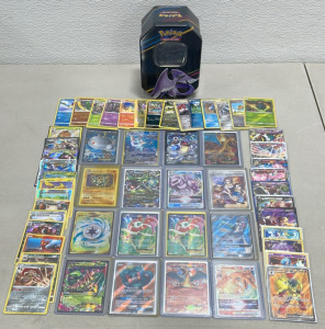Huge Lot Of 58 Ultra Rare And Holographic Pok&eacute;mon Cards W/ Multiple Charizards. Ready For Grading (All In Sleeves)