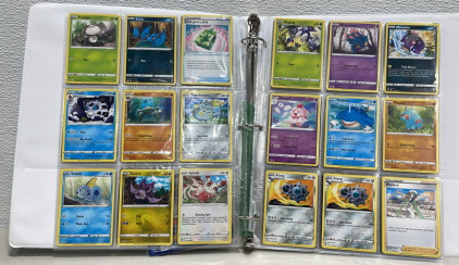 (177) Pokemon Game Cards In Binder