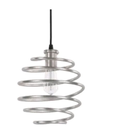 (2) Park Harbor Currie 10" Wide Single Light Mini Spiral Pendant