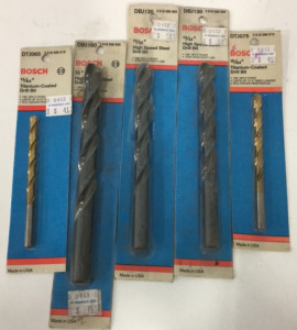 (5) Bosch Drill Bits