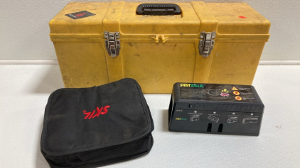 Yellow Toolbox, Skil Drill, Pestzilla Rat Trap