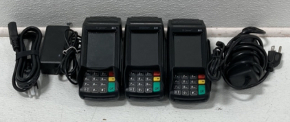(3) Dejavoo Z11 Credit/Debit Machines With (2) Power Supplies