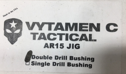 Vytamen C Tactical AR15 Jig Double Drill Bushing