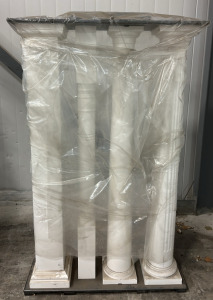 (4) Different Pillar Designs Including 8&rsquo;&rsquo; Poly Classic Column, 8&rsquo;&rsquo; Colonial Wood Column, 6&rsquo;&rsquo; Colonial Wood Porch Post, 8&rsquo;&rsquo; Poly Classic Column