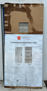 38&rsquo;&rsquo; x 85&rsquo;&rsquo; HD-1 Contemporary Wood Barn Door