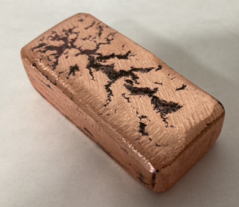 Hand Poured Copper Ingot