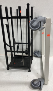 (1) Woodrack (1) Tente Moving Roller