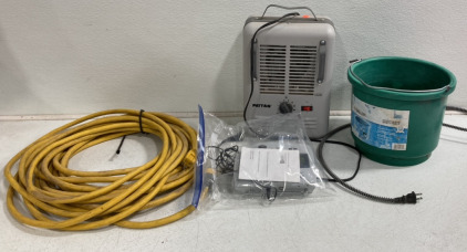 (1) Patton Space Heater (1) Extension Chord And More!