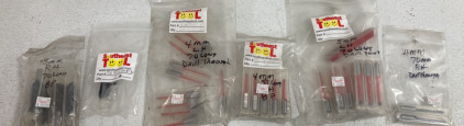 (6) Bags Assorted Drill Bits
