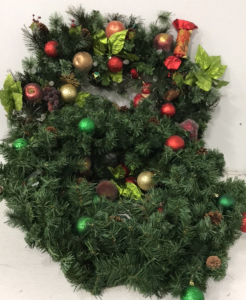 (2) 31&rsquo;&rsquo; Decorative Christmas Wreaths