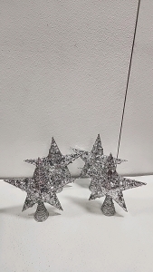 (4) 11" Christmas Tree Topper Stars