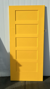 79/35&rdquo; Yellow Hollowcore Door