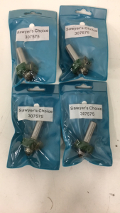 (3) New Sawyer&rsquo;s Choice 1/2&rdquo; Radius Round Over 2 1/4&rdquo; Arbor With A Bearing Router Bits
