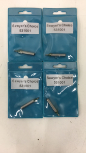 (4) New Sawyer&rsquo;s Choice 1/8&rdquo; Radius Round Over 3/8&rdquo; Arbor Router Bits