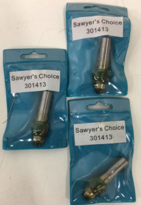 (3) New Sawyer&rsquo;s Choice 3/8&rdquo; Radius Round Over 5/8&rdquo; Arbor With A Bearing Router Bits