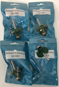 (4) New Sawyer&rsquo;s Choice 1/2&rdquo; Radius Round Over 1/4&rdquo; Arbor Router Bits