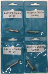 (4) New Sawyer&rsquo;s Choice 1/8&rdquo; Radius Round Over 3/8&rdquo; Arbor Router Bits
