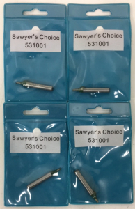 (4) New Sawyer&rsquo;s Choice 1/8&rdquo; Radius Round Over 3/8&rdquo; Arbor Router Bits