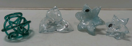 (4) Glass Home Decorations