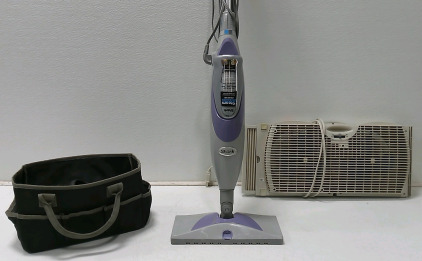 Shark Steamer Mop, Window Fan, Bag of Dog Harnesses