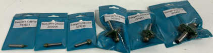 (6) Assorted Router Bits