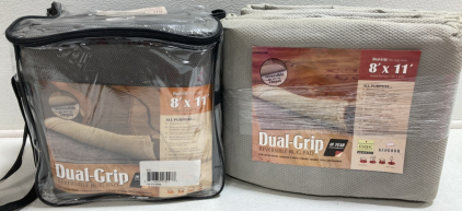 (2) 8x11 Dual-Grip Rug Pads
