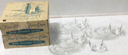 (2) Homestead Snack Set (One Platter Missing)