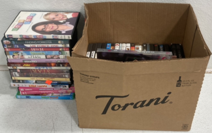 (35) + Assorted Movies And Tv CDs