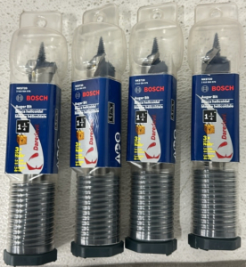 (4) Bosch 1 1/4&rsquo;&rsquo; x 7 1/2&rsquo;&rsquo; Auger Bit