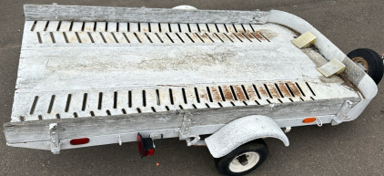 54&rsquo;&rsquo; x 108&rsquo;&rsquo; White ATV Trailer