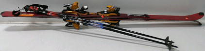 SALOMON Scream8 PILOTw Skis w/Poles