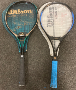 WILSON TENNIS RACKETS WITH CASES