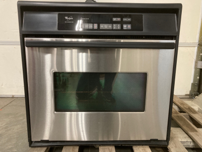 OVEN, WHIRLPOOL SELF-CLEANING WITH ACCUBAKE SYSTEM 27&rdquo;X27.5&rdquo;X23&rdquo; EXTERNAL DIMENSIONS, UNTESTED