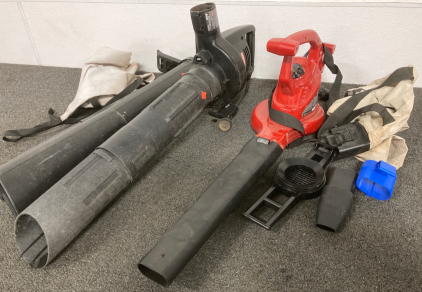 ELECTRIC LEAF BLOWERS AND ATTACHMENTS, TORO ULTRA BLOWER, CRAFTSMAN BLOWER/VAC