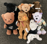 (32) COLLECTABLE BEARS FROM BEARINGTON, BEANIE BABIES, TEDDY GRAHAMS AND CARE BEAR - 3