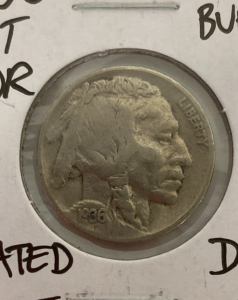 1936 Mint Error Buffalo Nickel