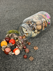 JAR OF COSTUME JEWELRY
