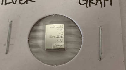 1 Gram 99.9% Silver Suisse Bar