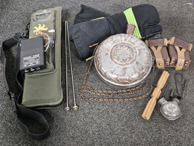 AI GUN WARMER, METAL CANTEEN, LIKE NEW MITTS